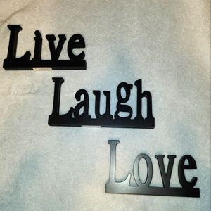 Live Laugh Love Wooden Signs